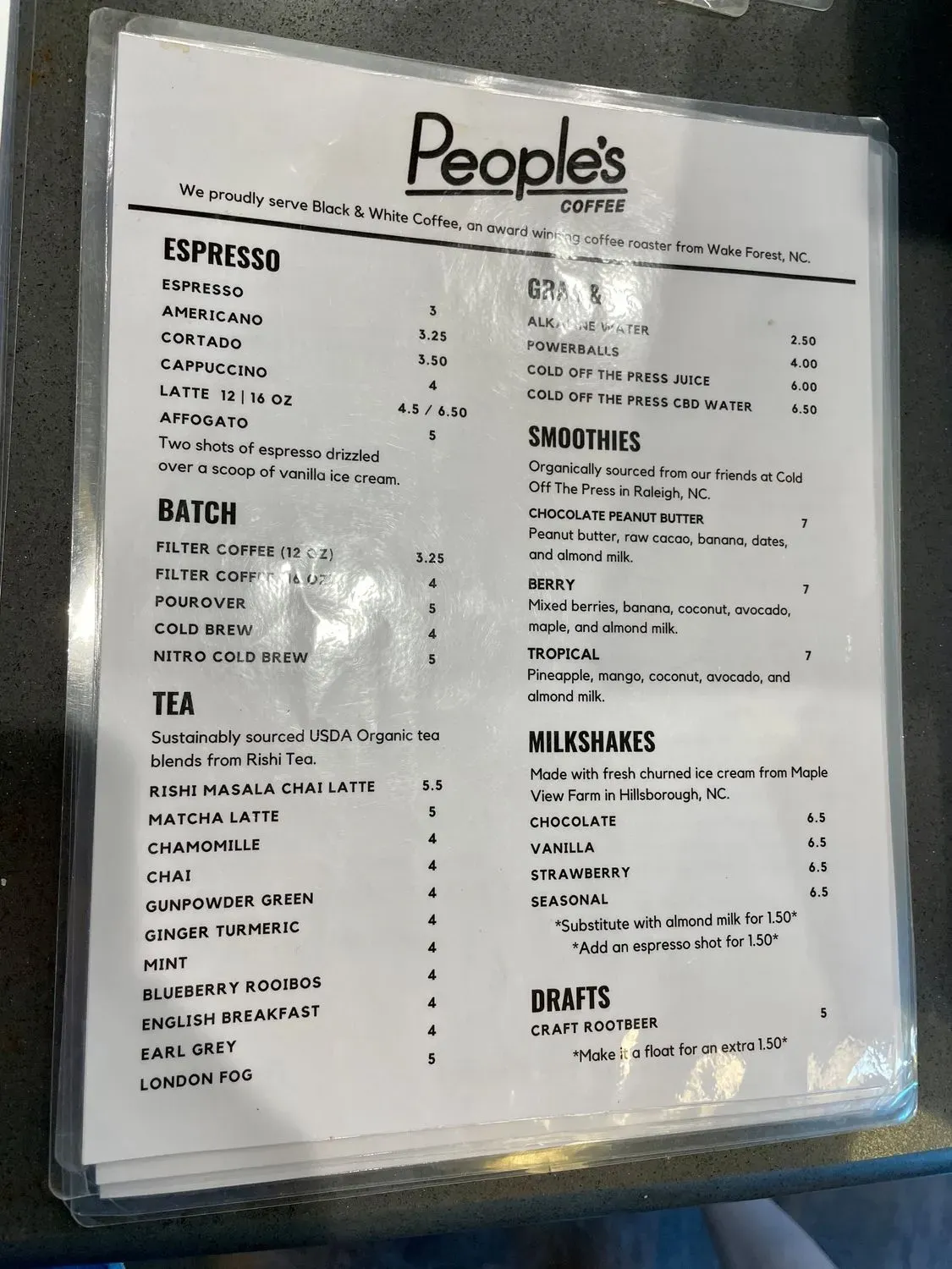 Menu 5