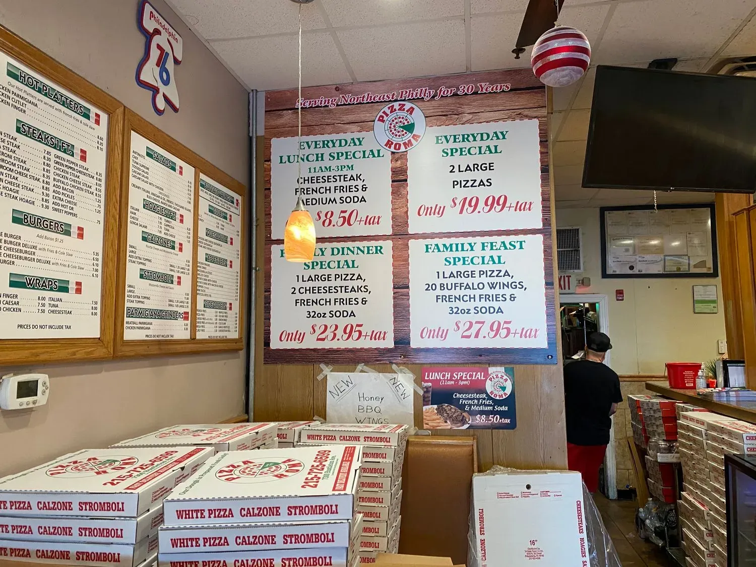 Pizza Roma Menu - Updated October 2025