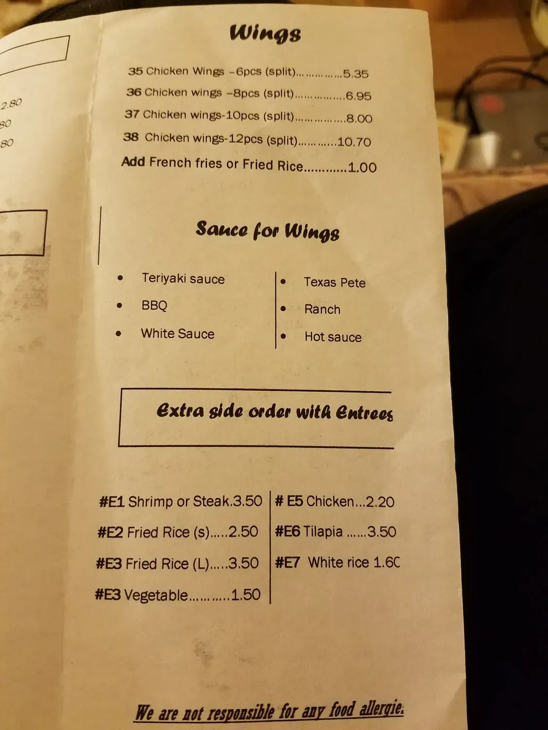 Menu 2