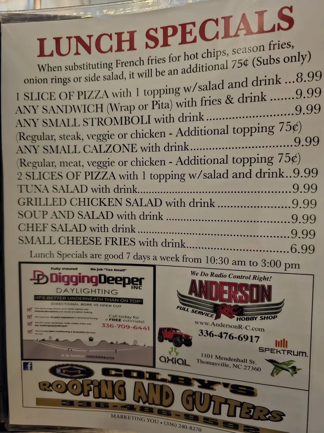 Menu 2