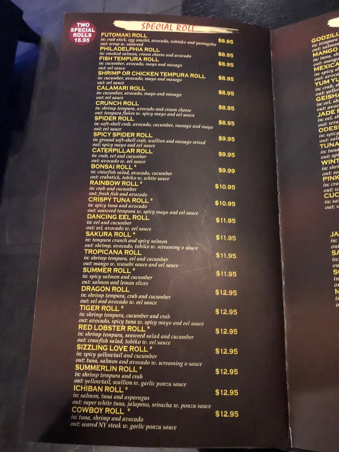 Menu 3