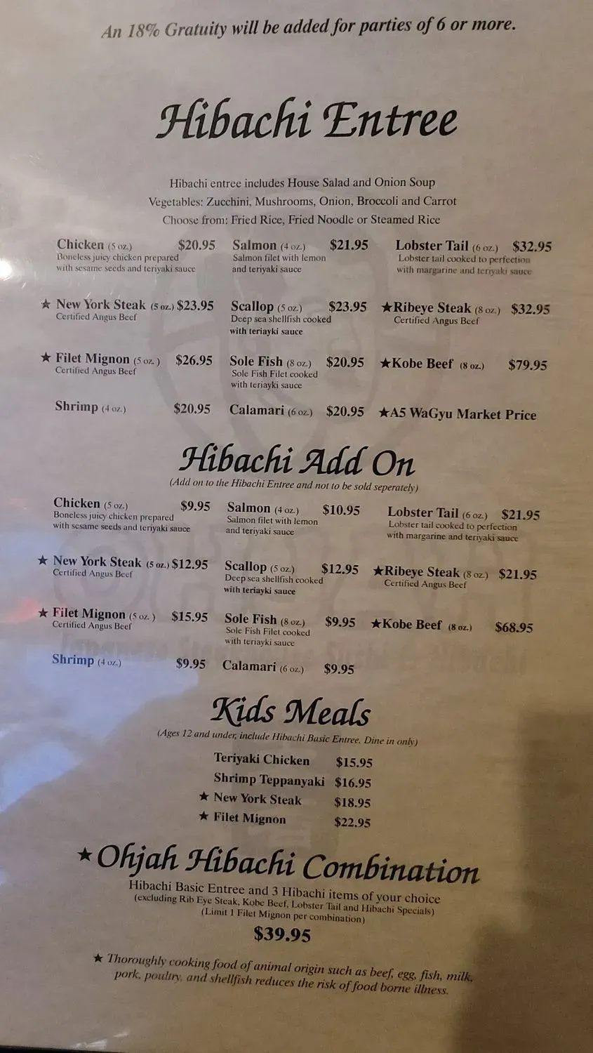 Menu 5