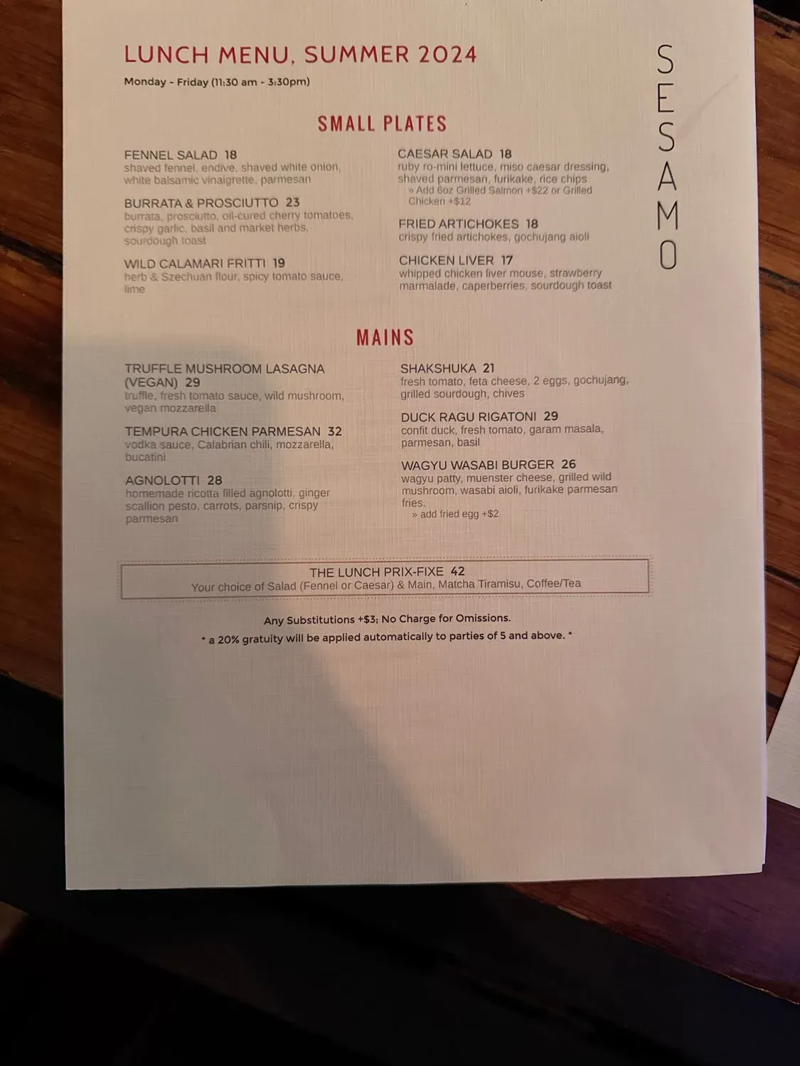 Menu 2