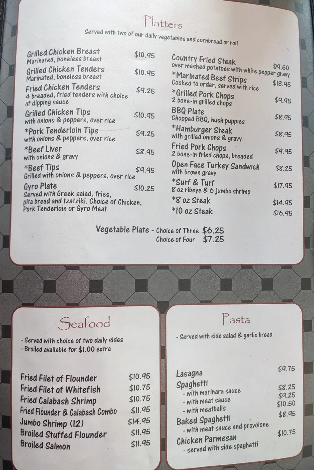 Menu 3