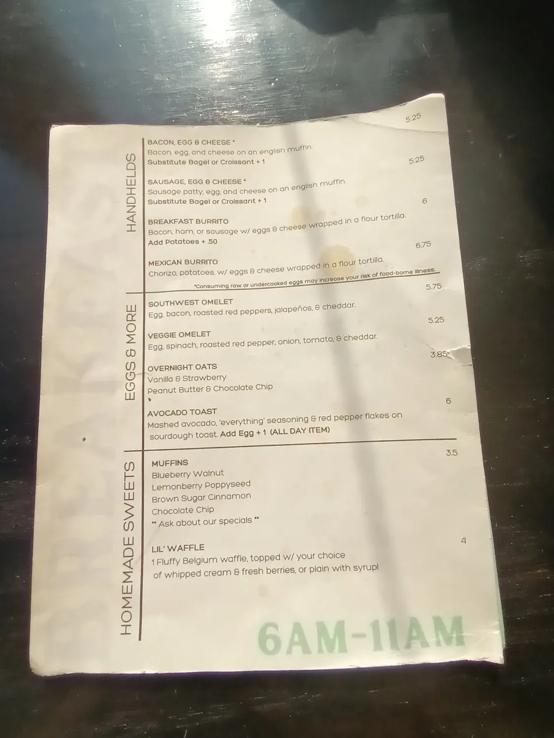 Menu 4