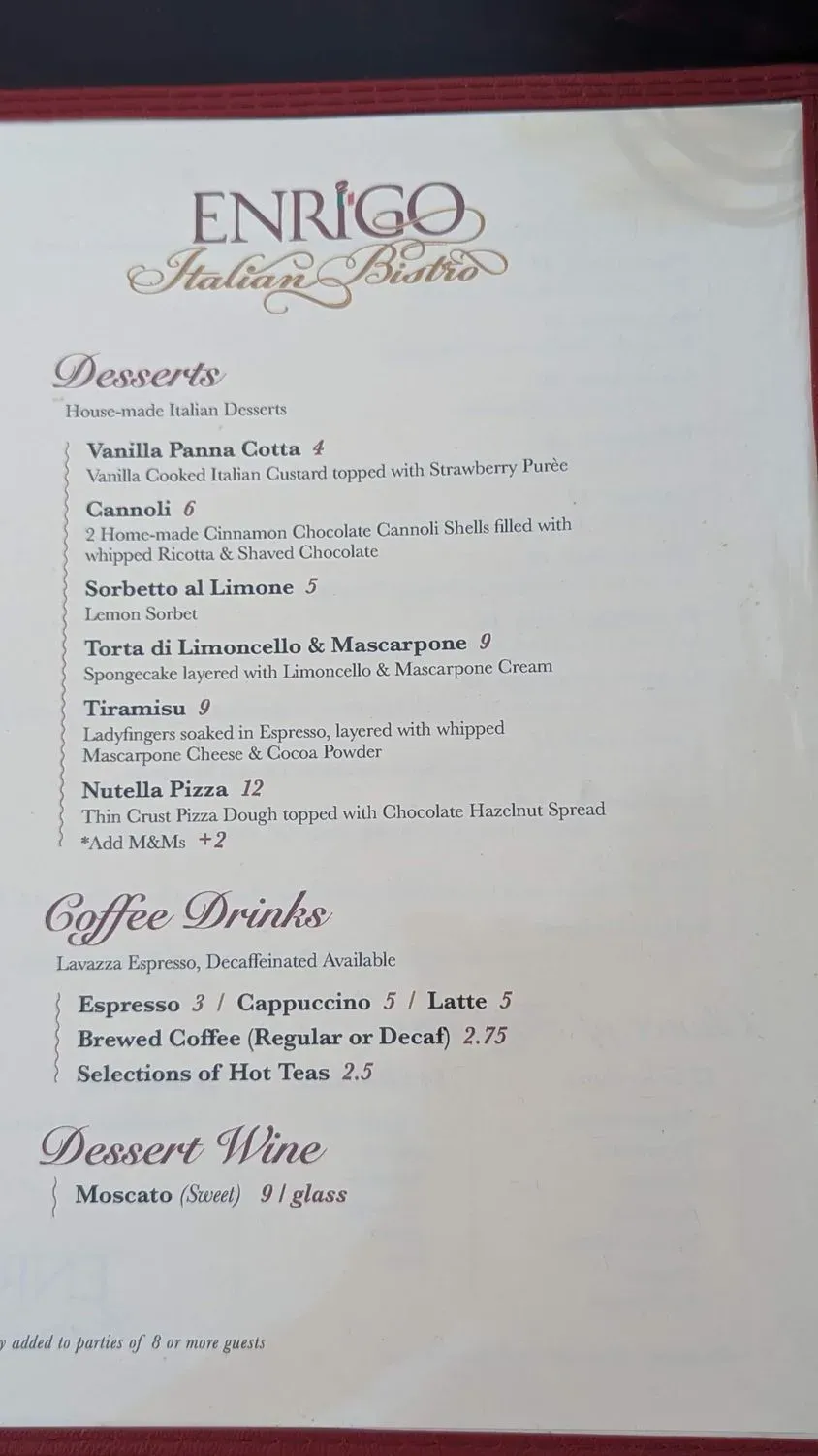 Menu 5