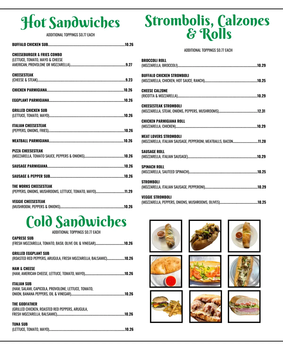 Menu 2