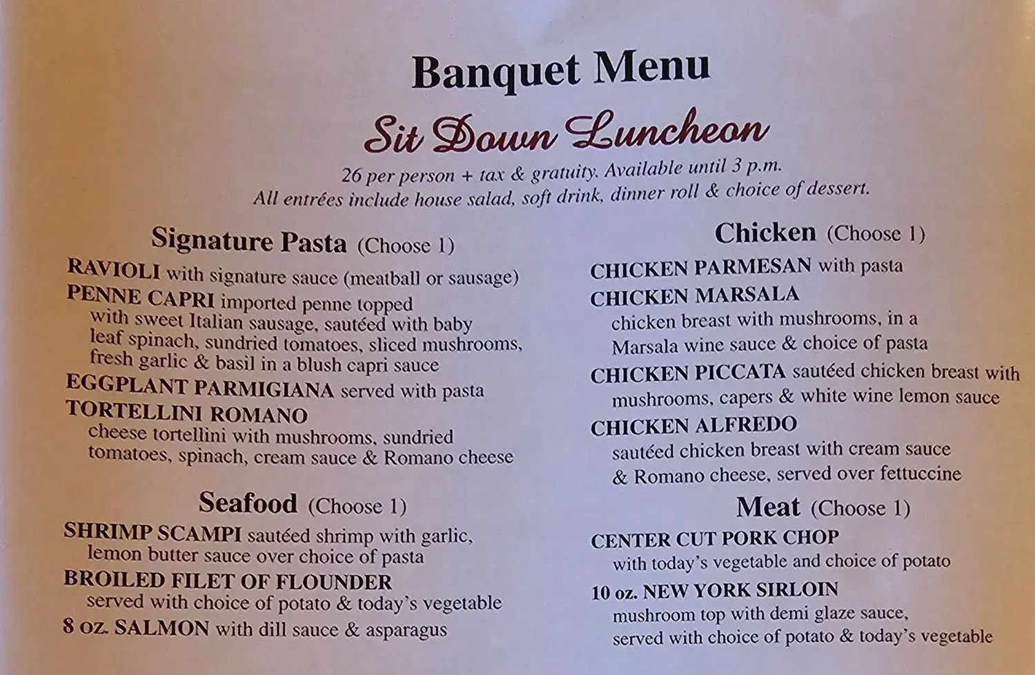 Menu 2