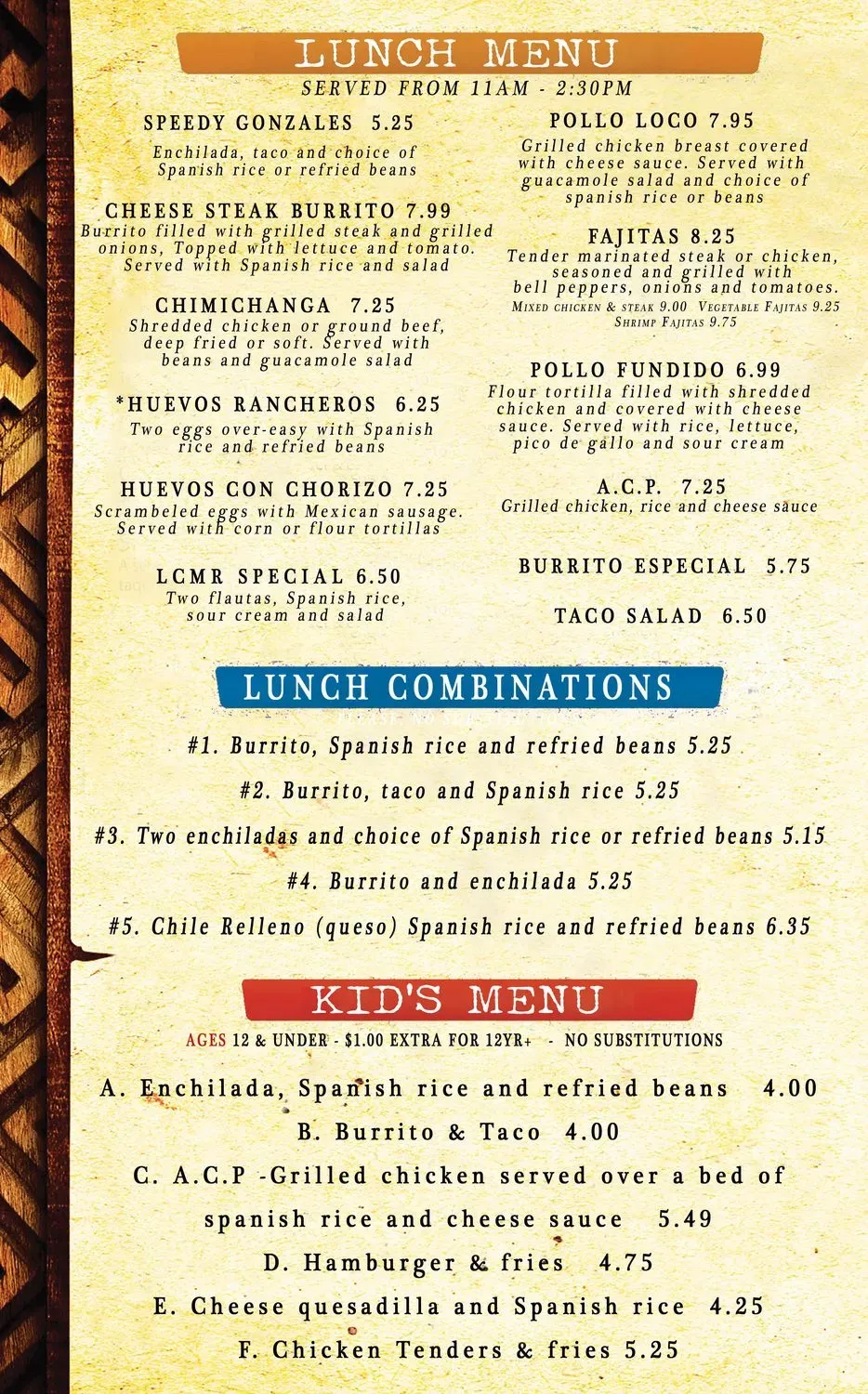 Menu 2