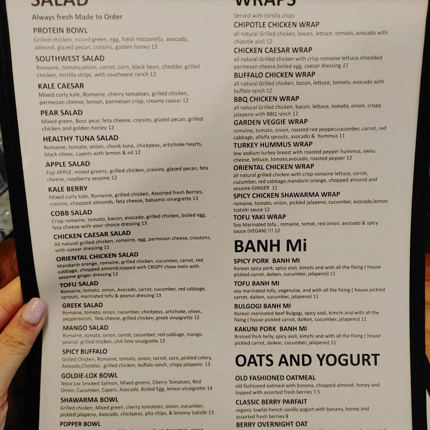 Menu 2