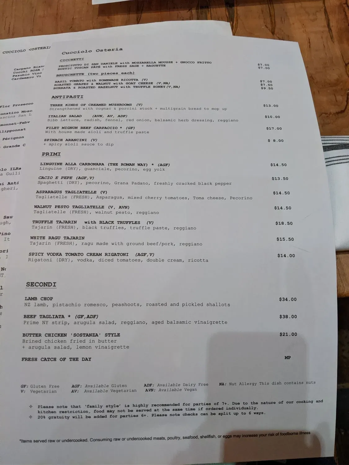 Menu 2