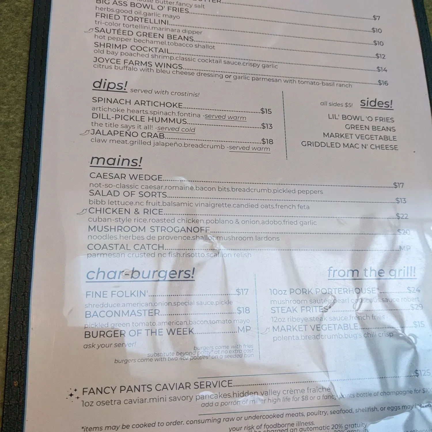 Menu 3