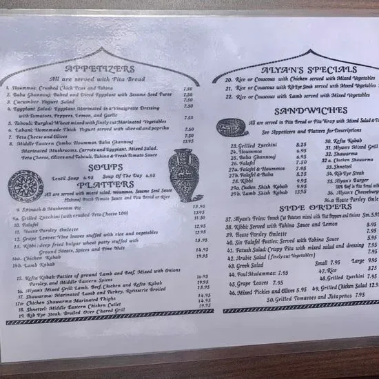 Menu 2