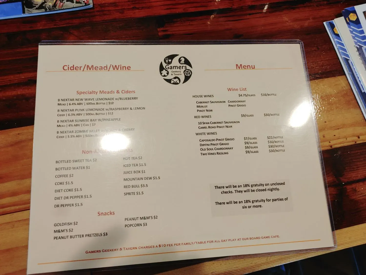 Menu 4