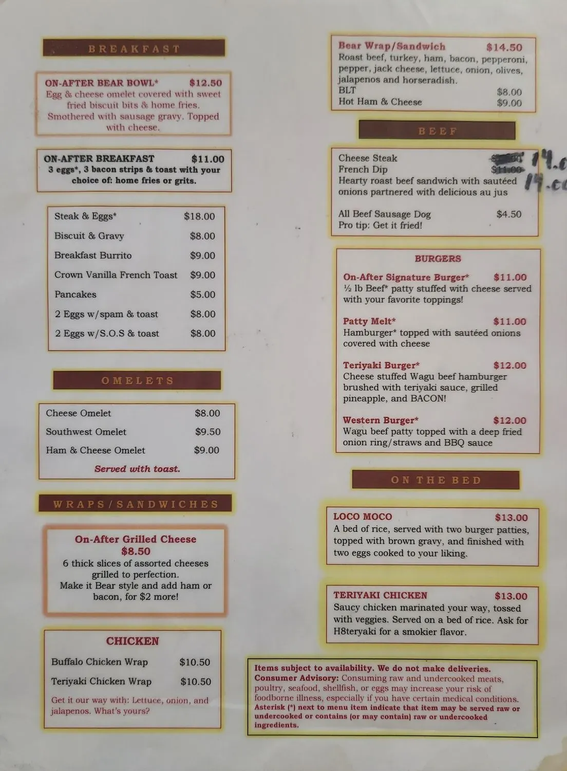 Menu 3