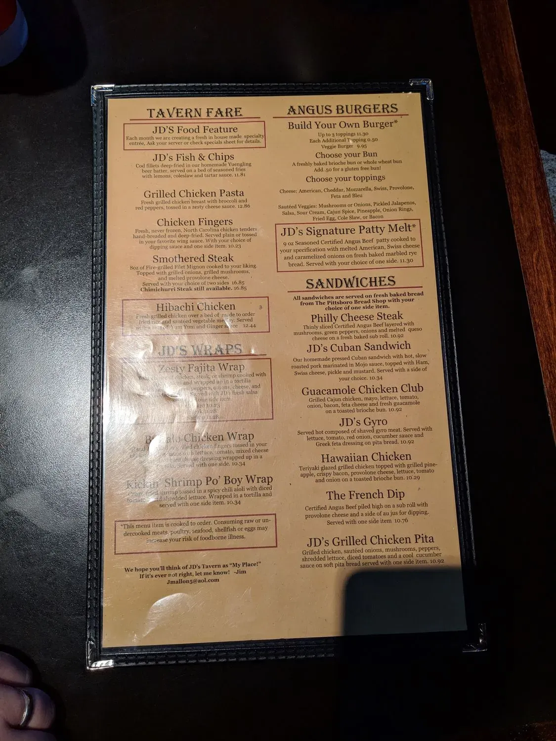 Menu 4