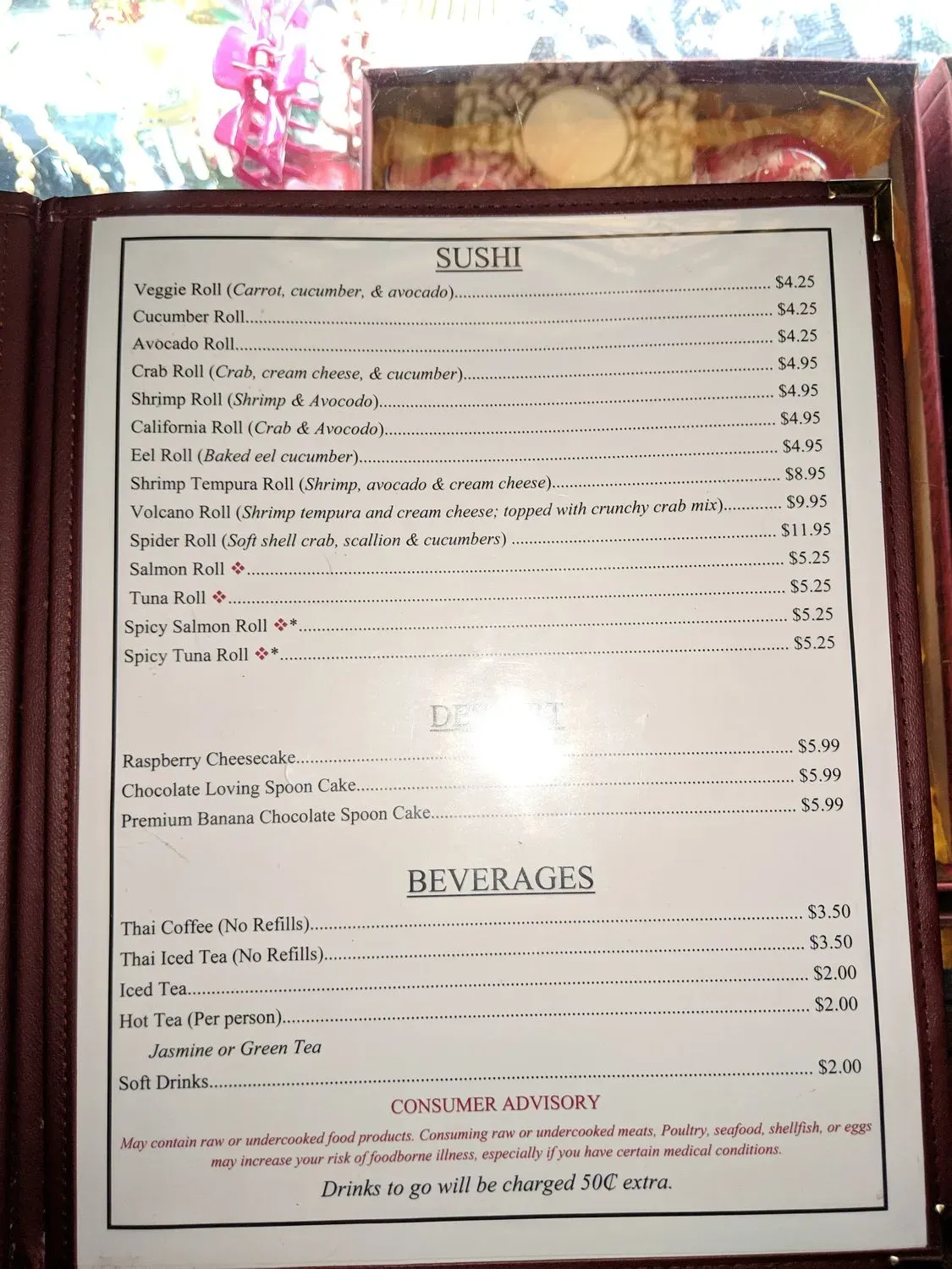 Menu 5