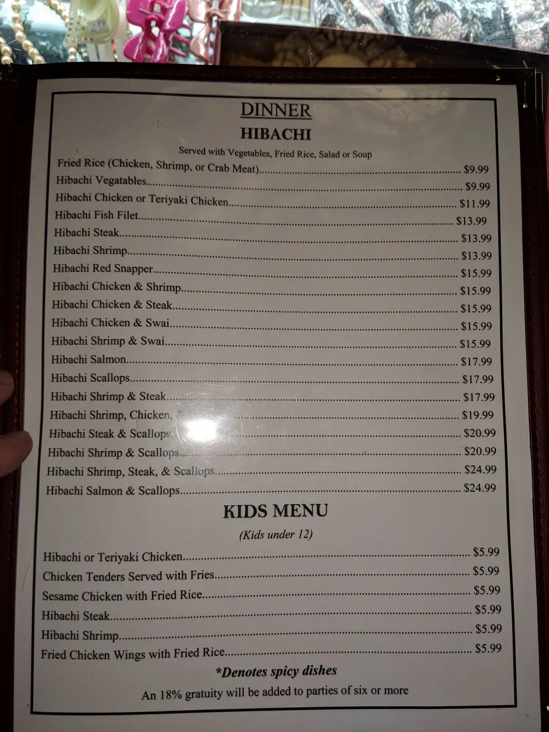 Menu 6