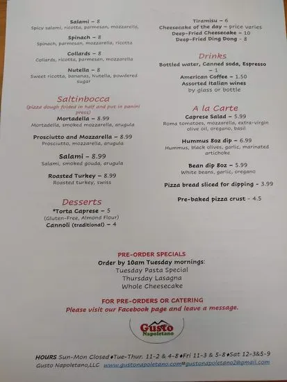 Menu 5