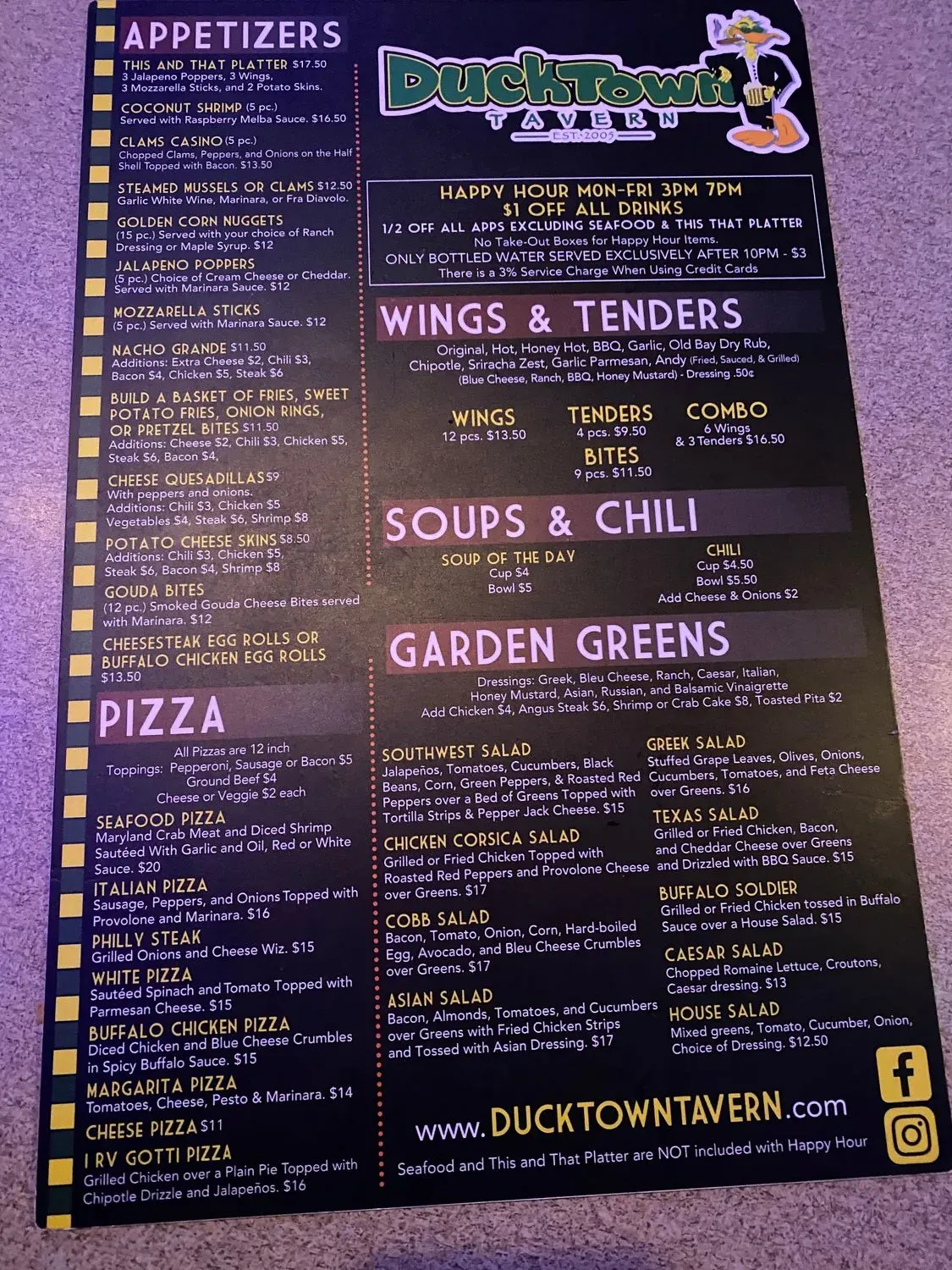 Menu 5