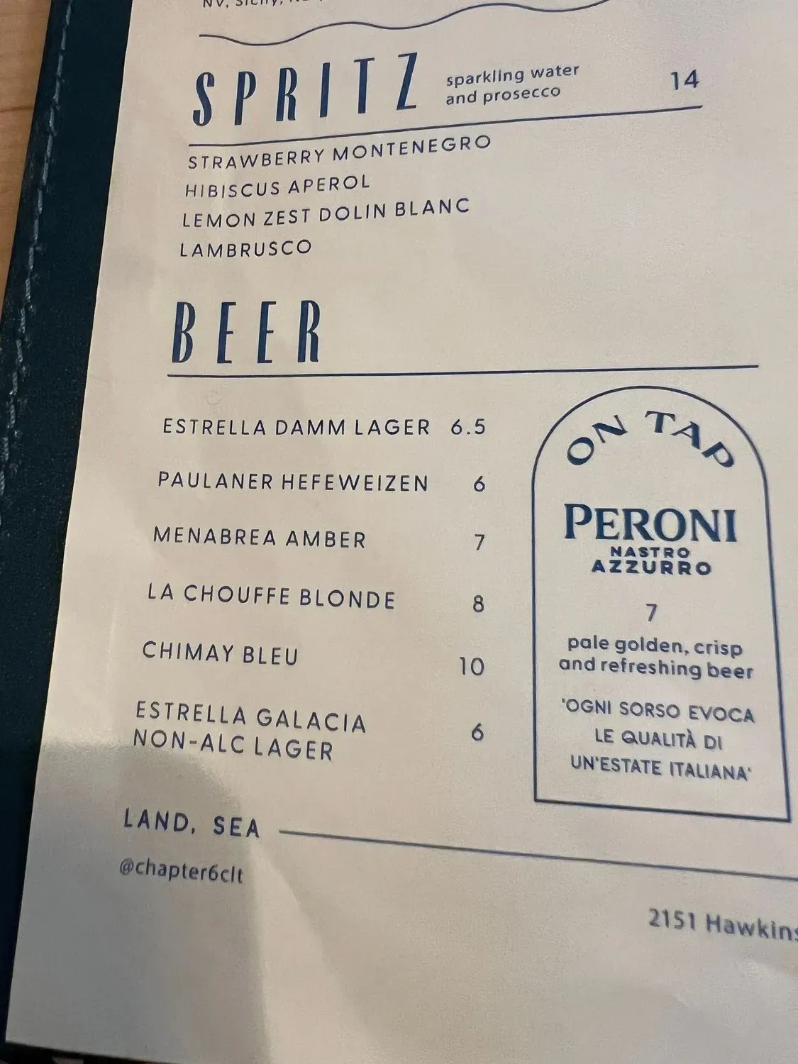 Menu 6