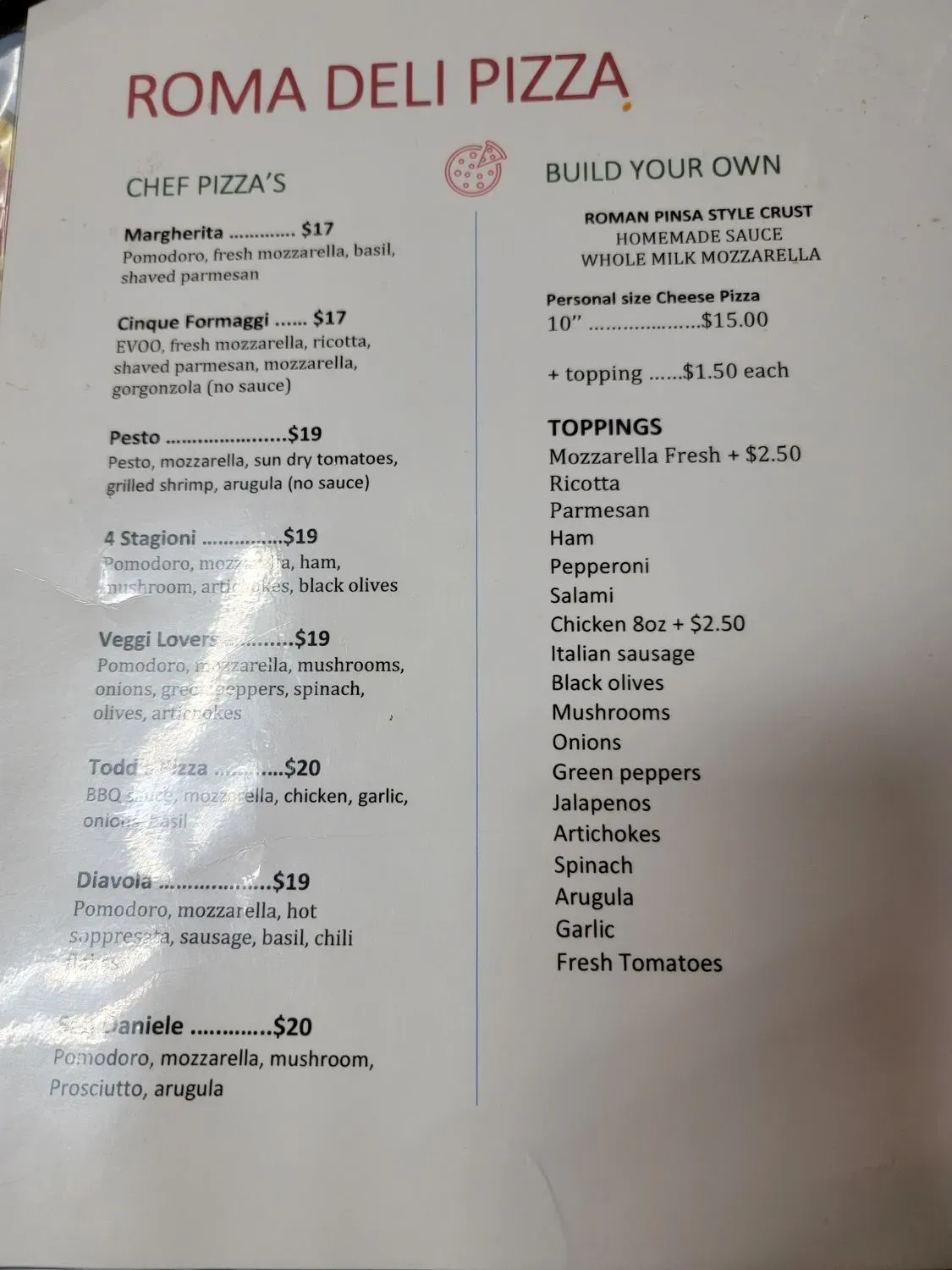 Menu 2