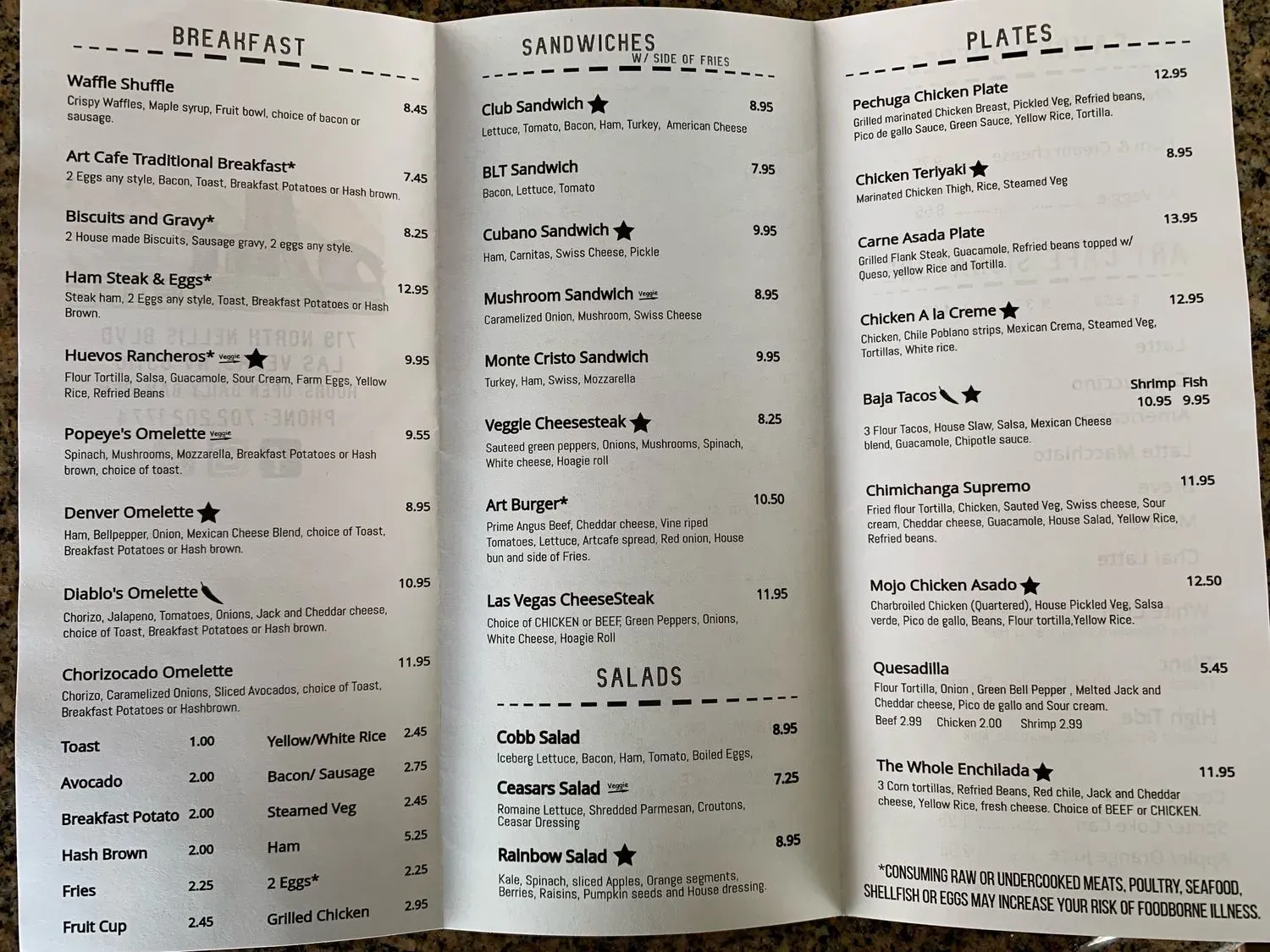 Menu 2