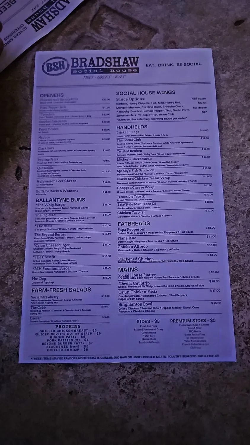 Menu 4