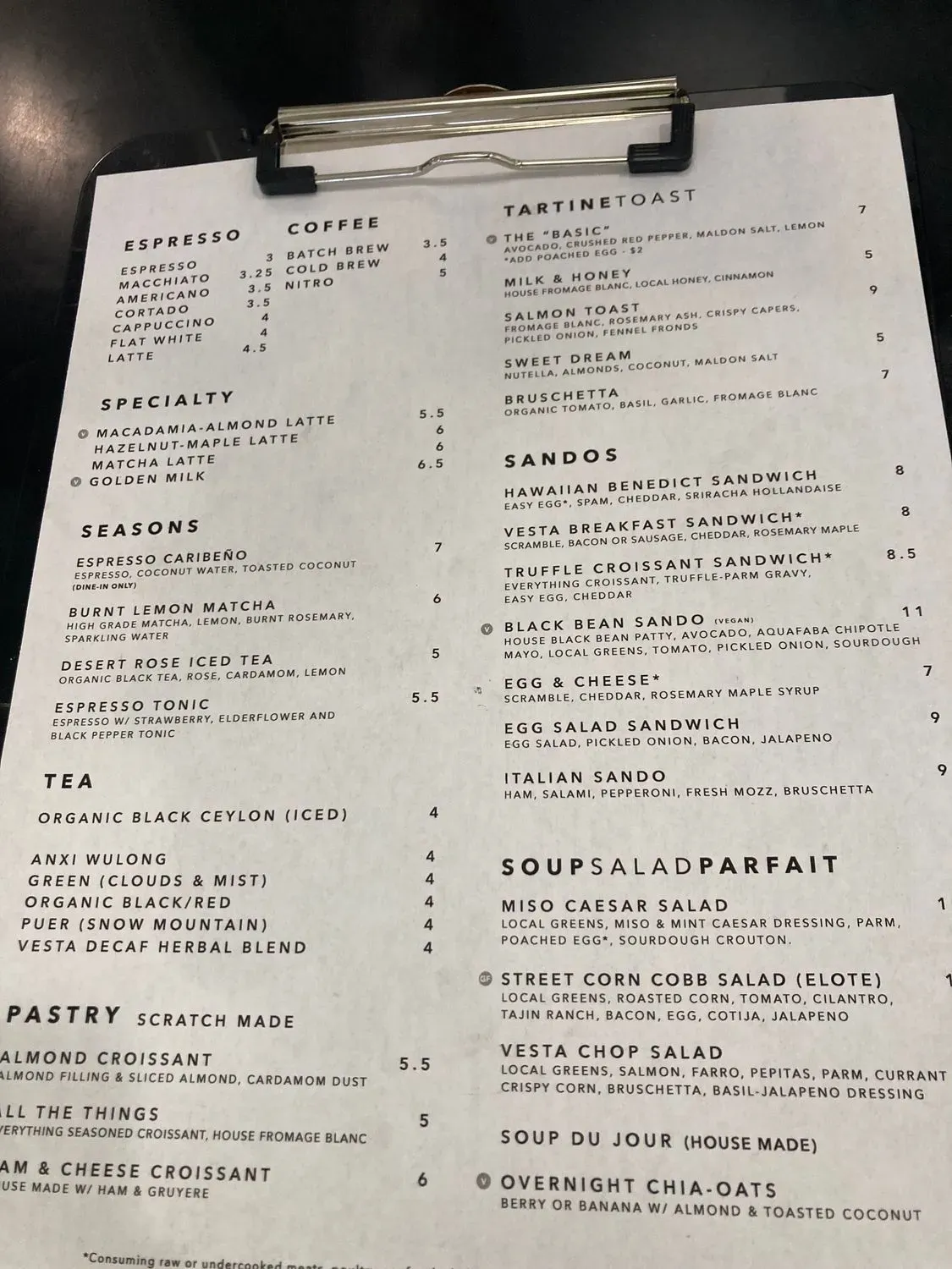 Menu 5