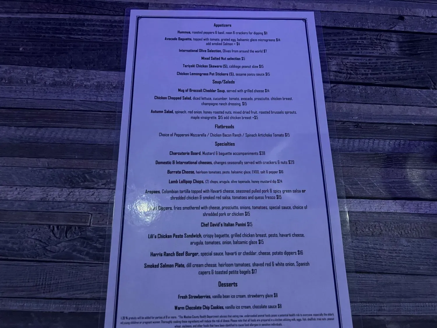 Menu 4