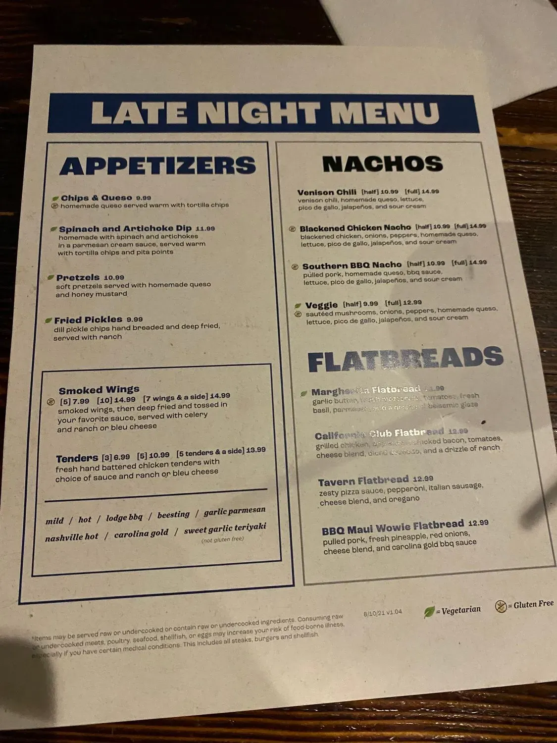 Menu 6