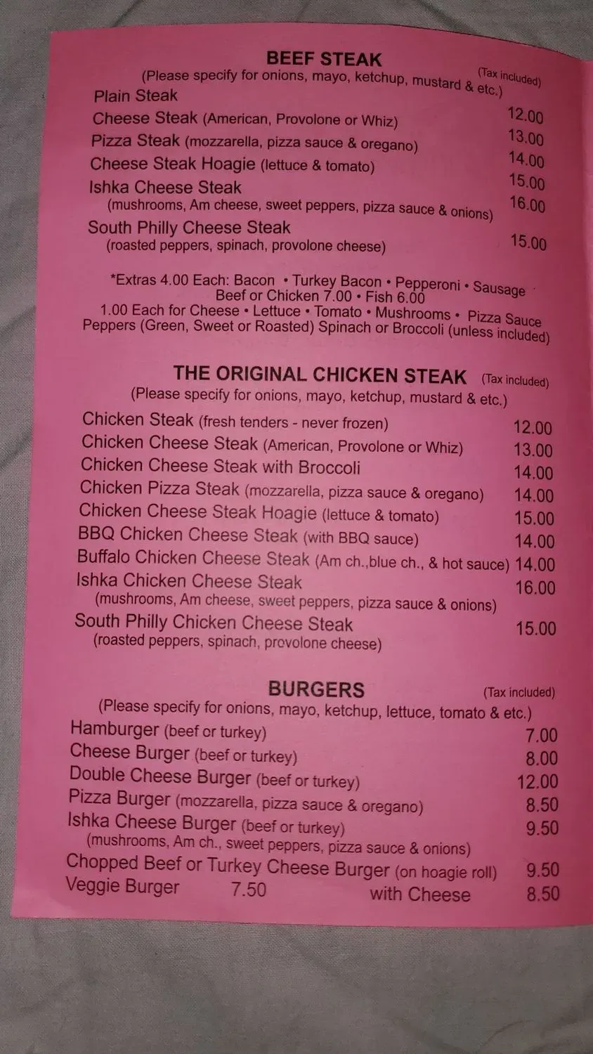 Menu 3