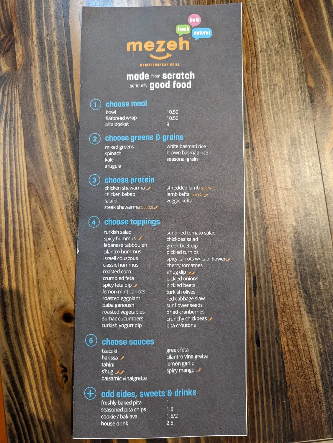 Menu 3