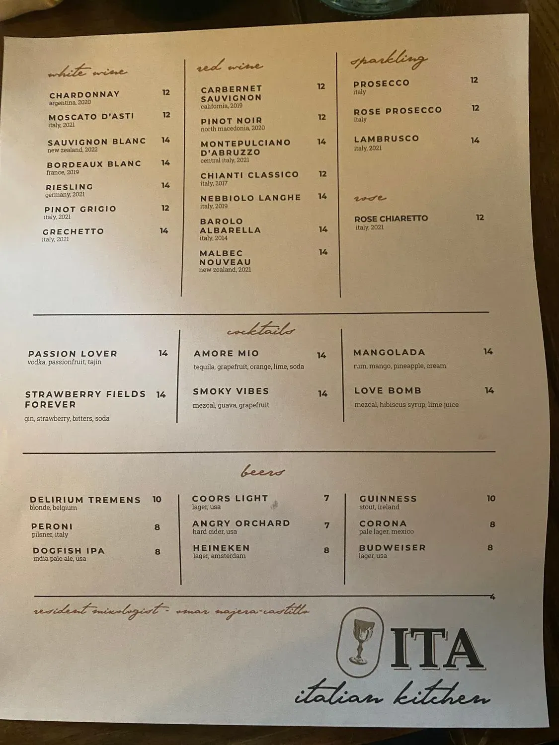 Menu 3