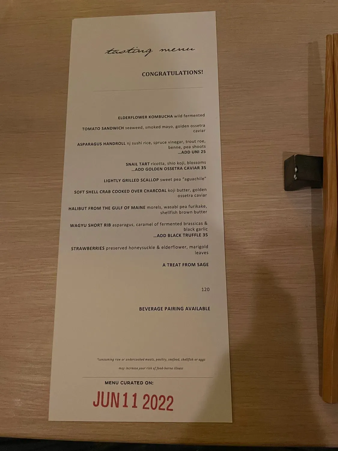 Menu 6