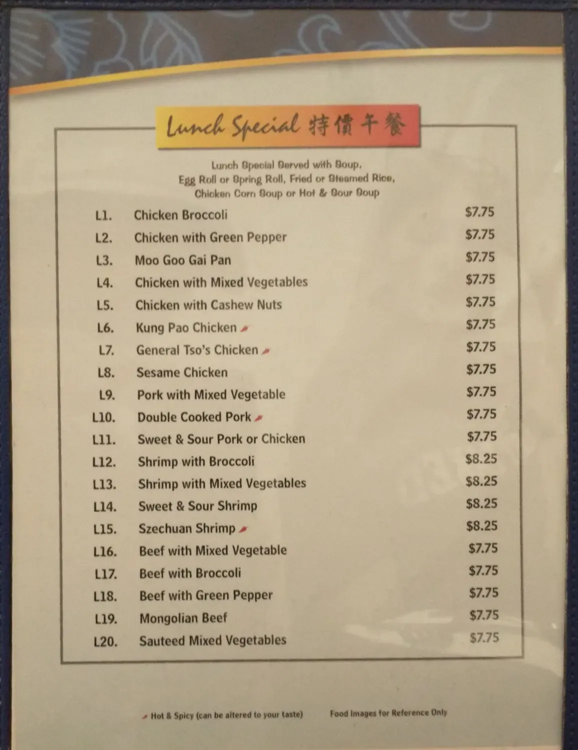 Menu 4