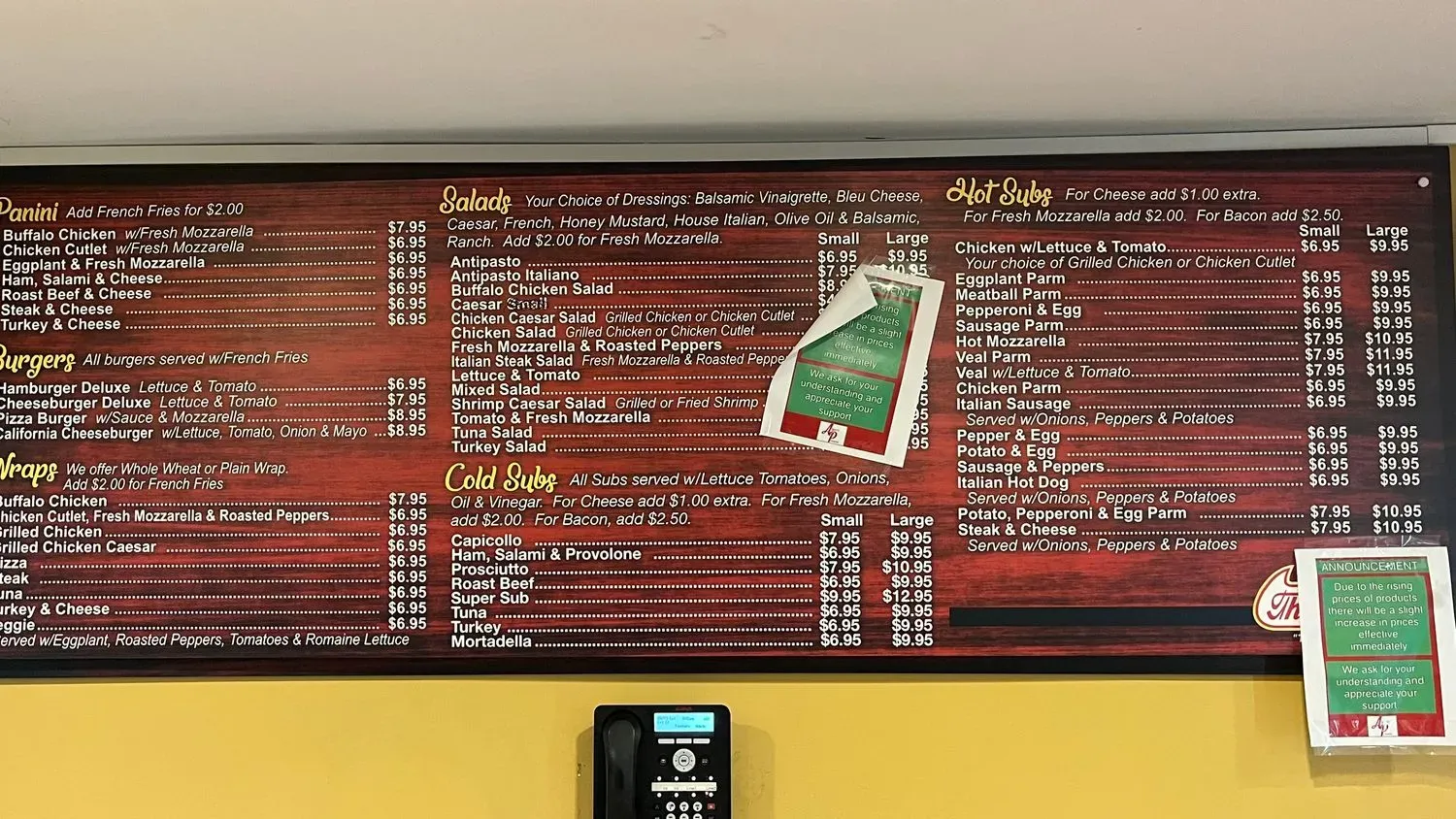 Menu 3