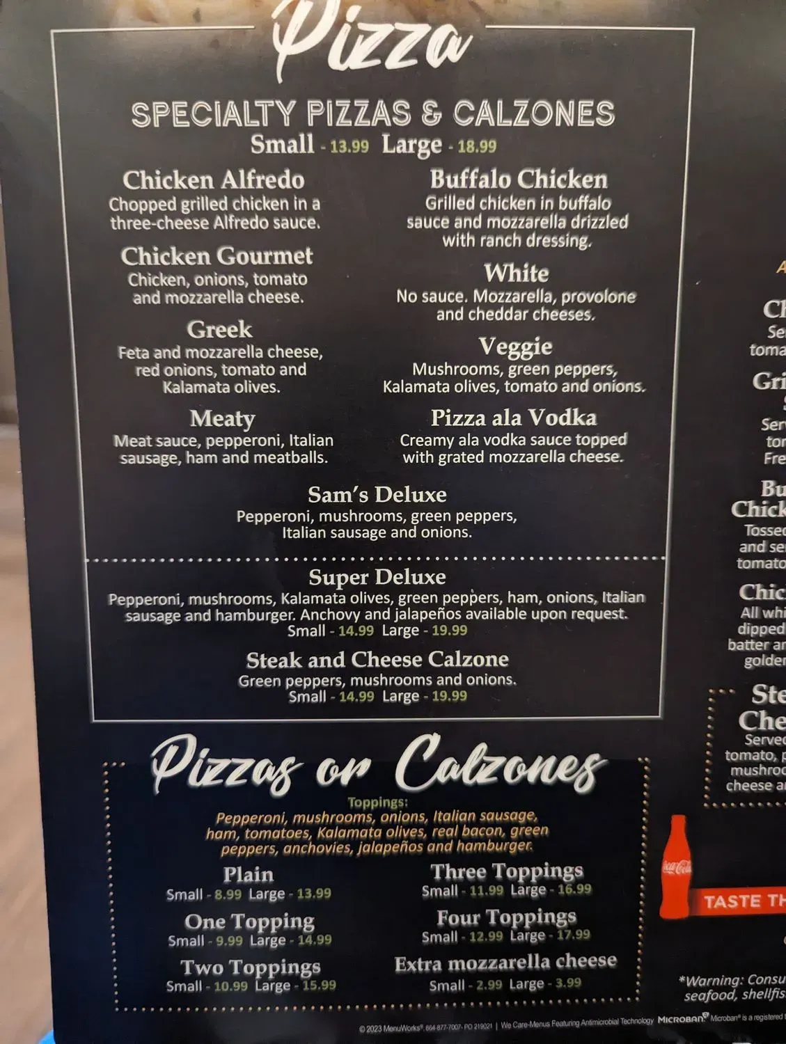 Menu 5