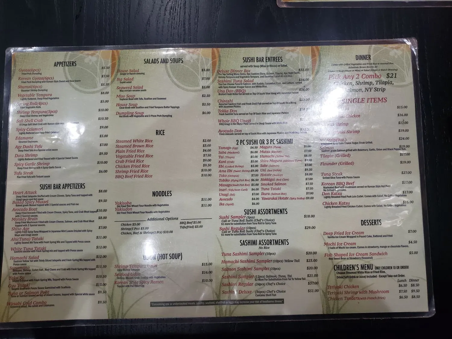 Menu 3