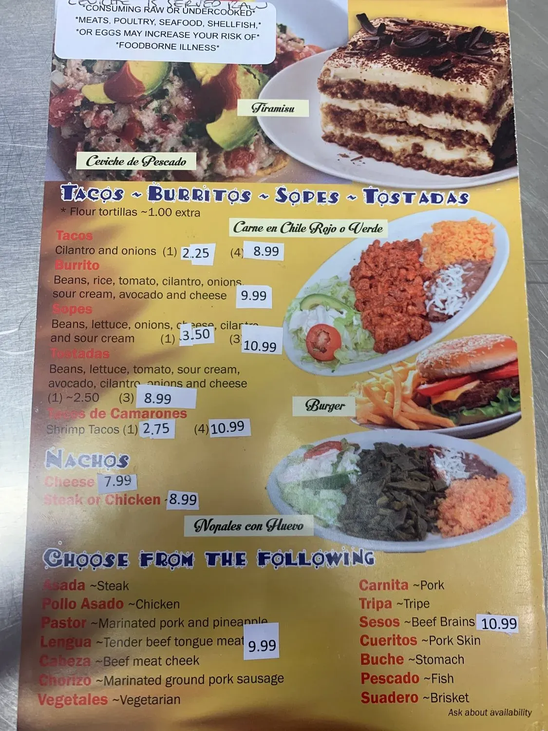 Menu 4