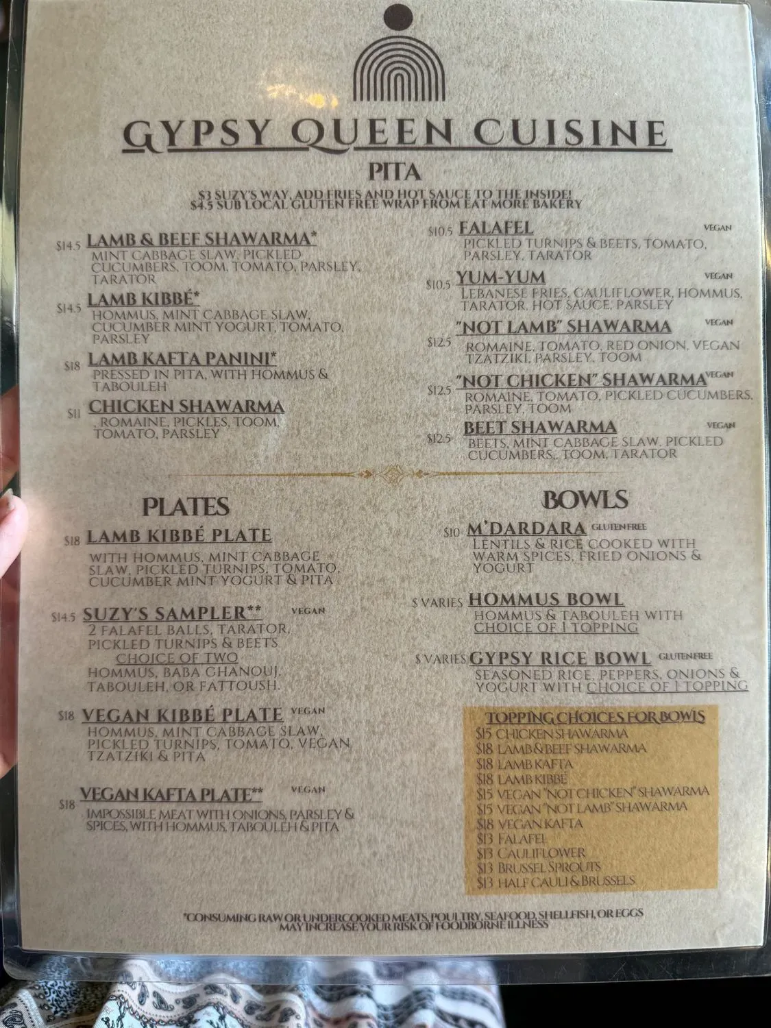 Menu 6