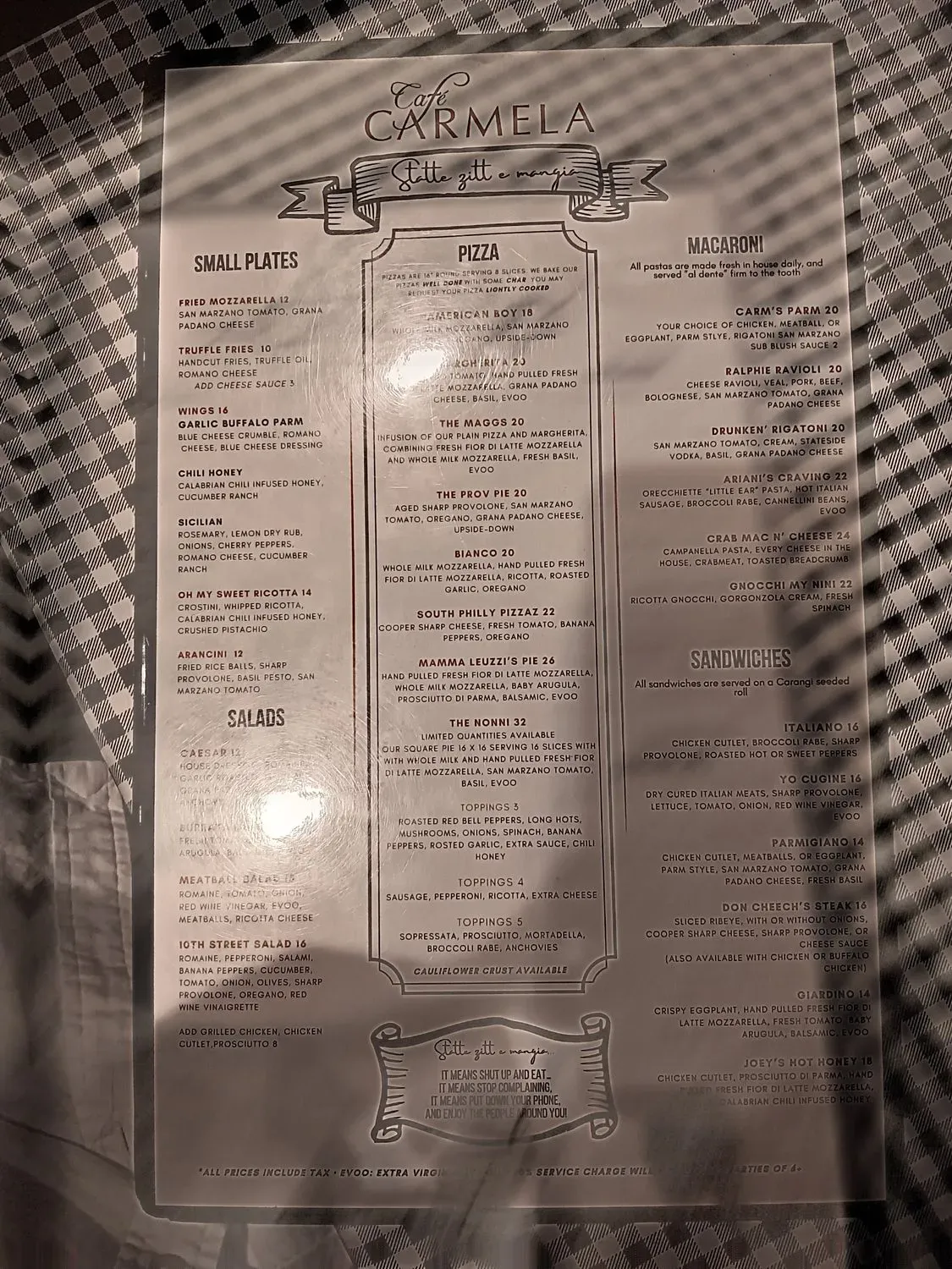 Menu 6