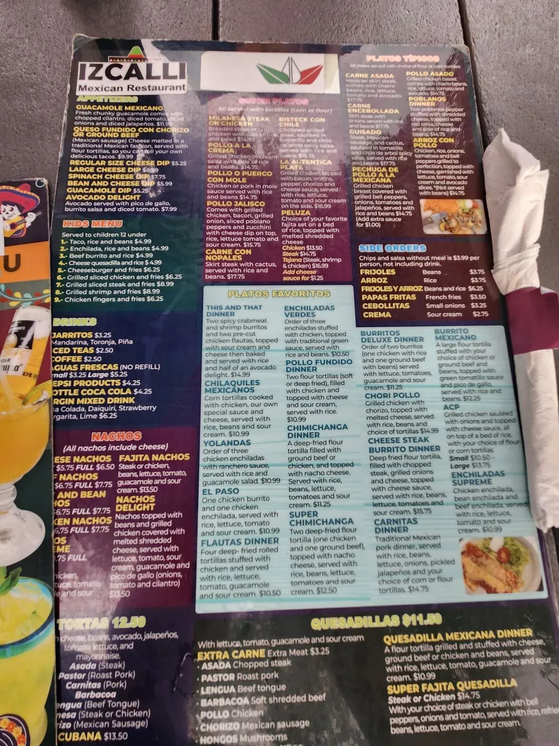 Menu 3