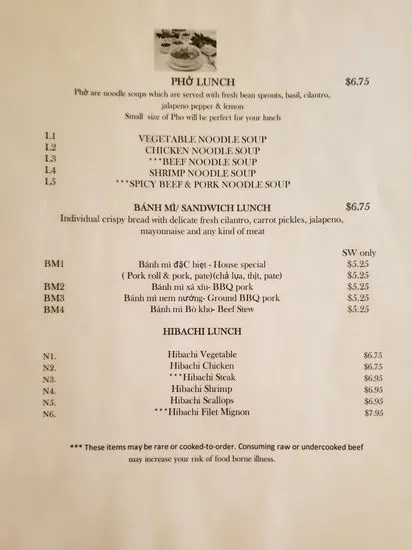 Menu 6