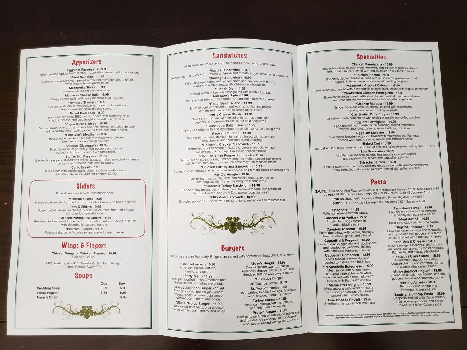 Menu 4