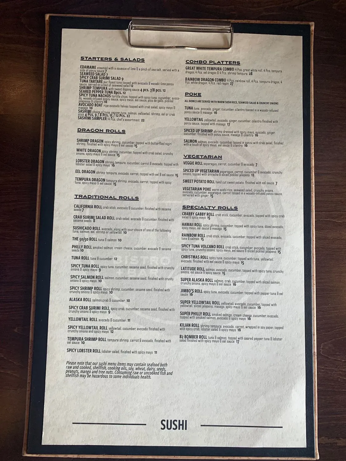 Menu 2