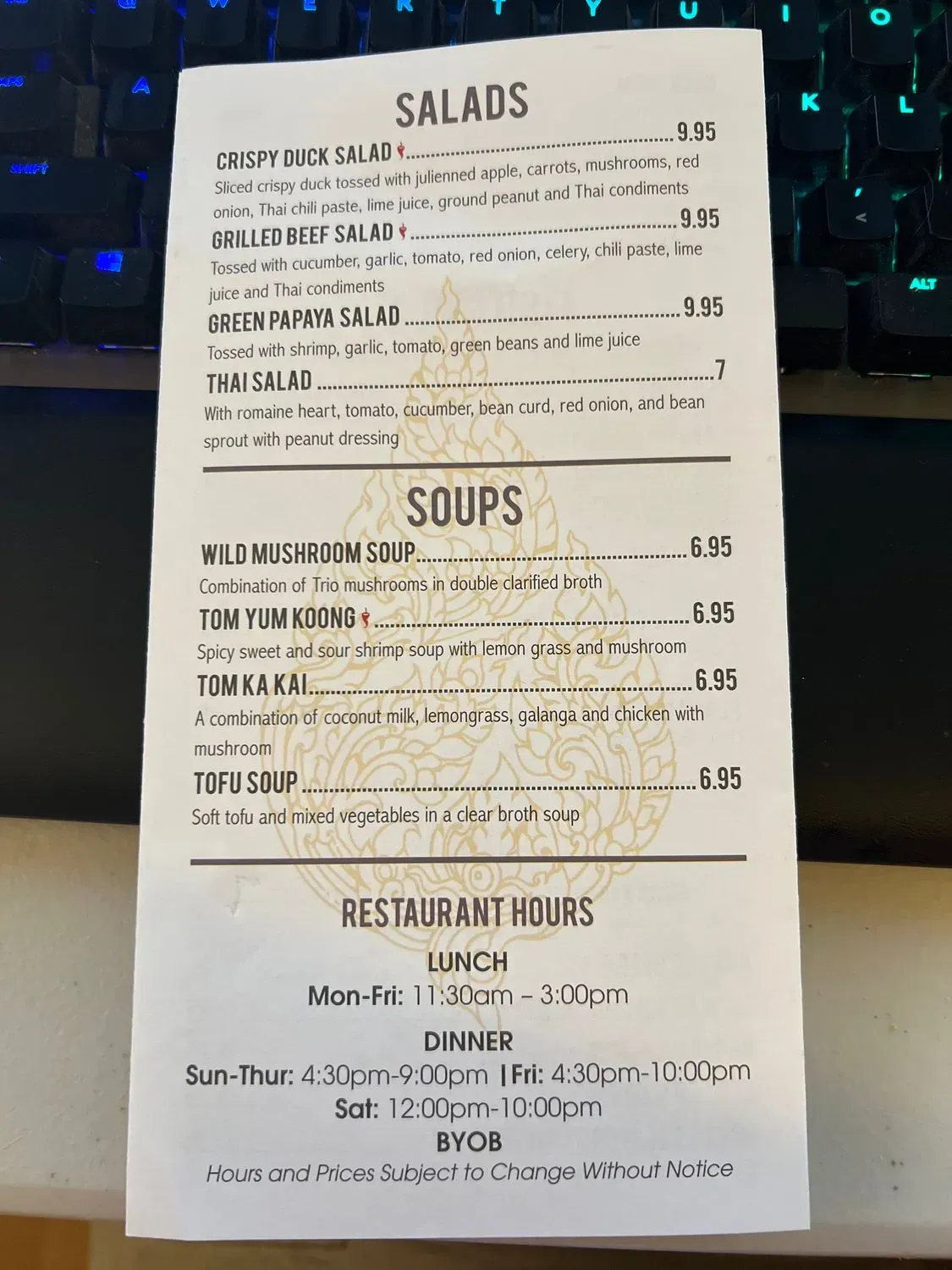 Menu 3