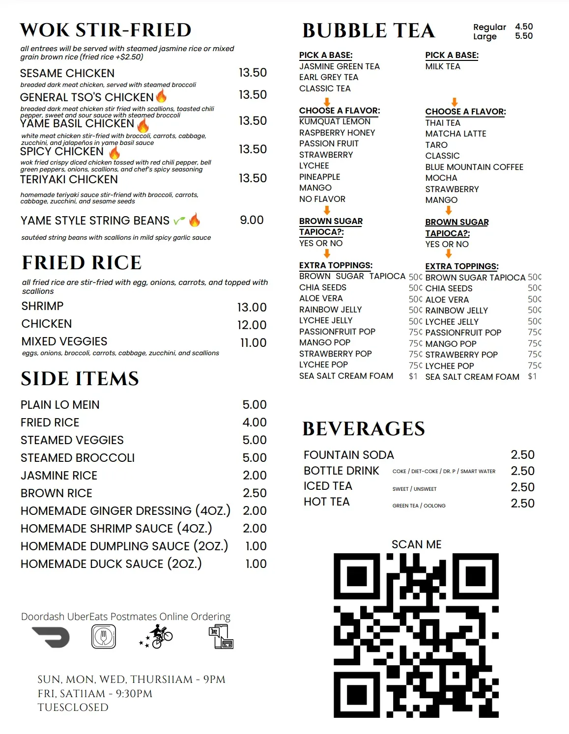 Menu 2