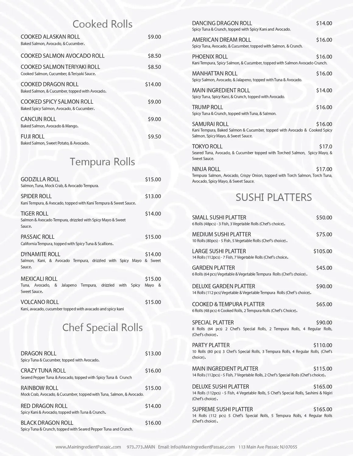 Menu 3