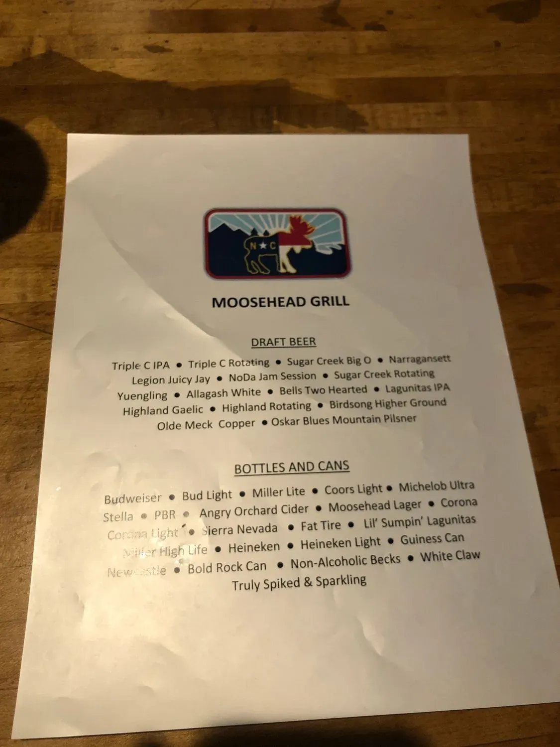 Menu 4